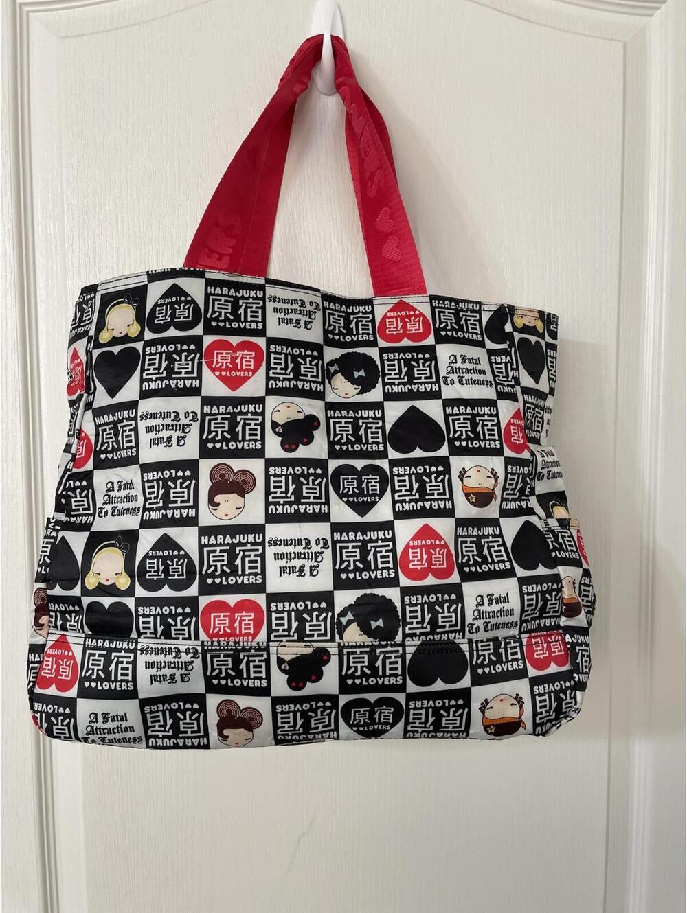 Harajuku Lovers A Fatal Attraction to Cuteness Tote NWOT Japanese Streetwear - Picture 2 of 8